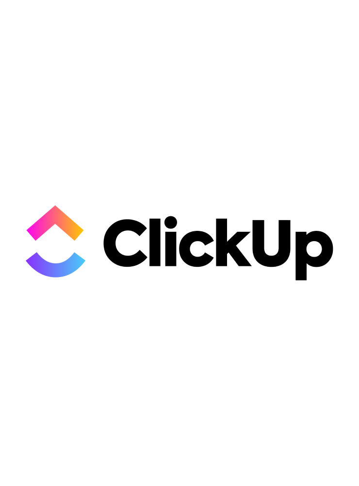 Cover image with the ClickUp logo